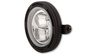 HIGHSIDER 5 3/4 inch LED headlight Frame-R2 Type 7, black, lateral mounting HIGHSIDER 5 3/4 inch LED headlight Frame-R2 Type 7, black, lateral mounting